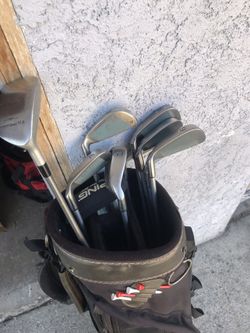 Golf bag balls included