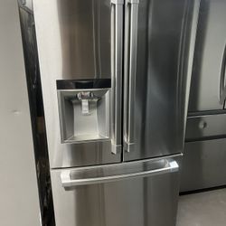 KENMORE COUNTER DEPTH FRENCH STYLE STAINLESS STEEL REFRIGERATOR 