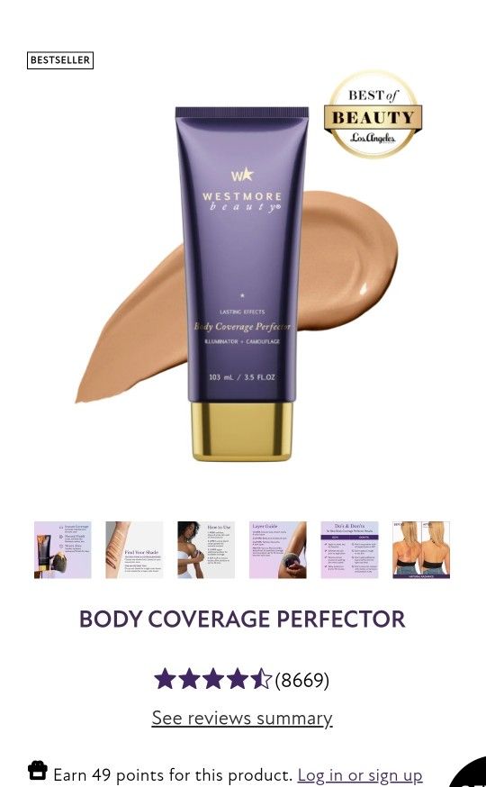 Westmore Beauty Body Coverage Perfector