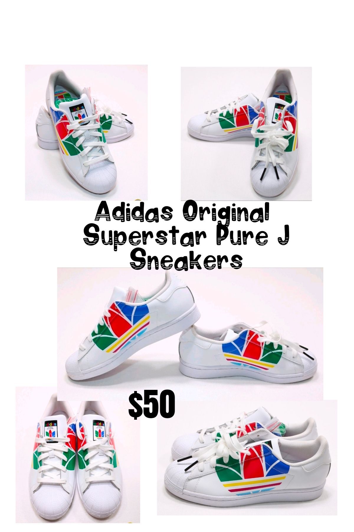 Adidas Original Superstar Pure J shoes