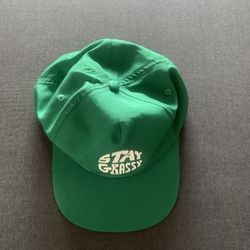 Grass Clippings ‘Stay Grassy’ Snapback Adjustable Hat 100% Polyester OS NWOT