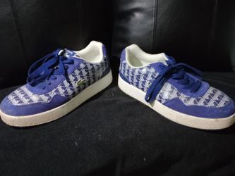 Lacoste blue low top sneakers size 11