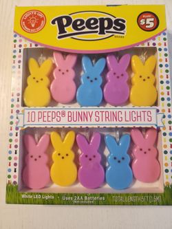 10 Peeps Bunny String Lights (2 pack)