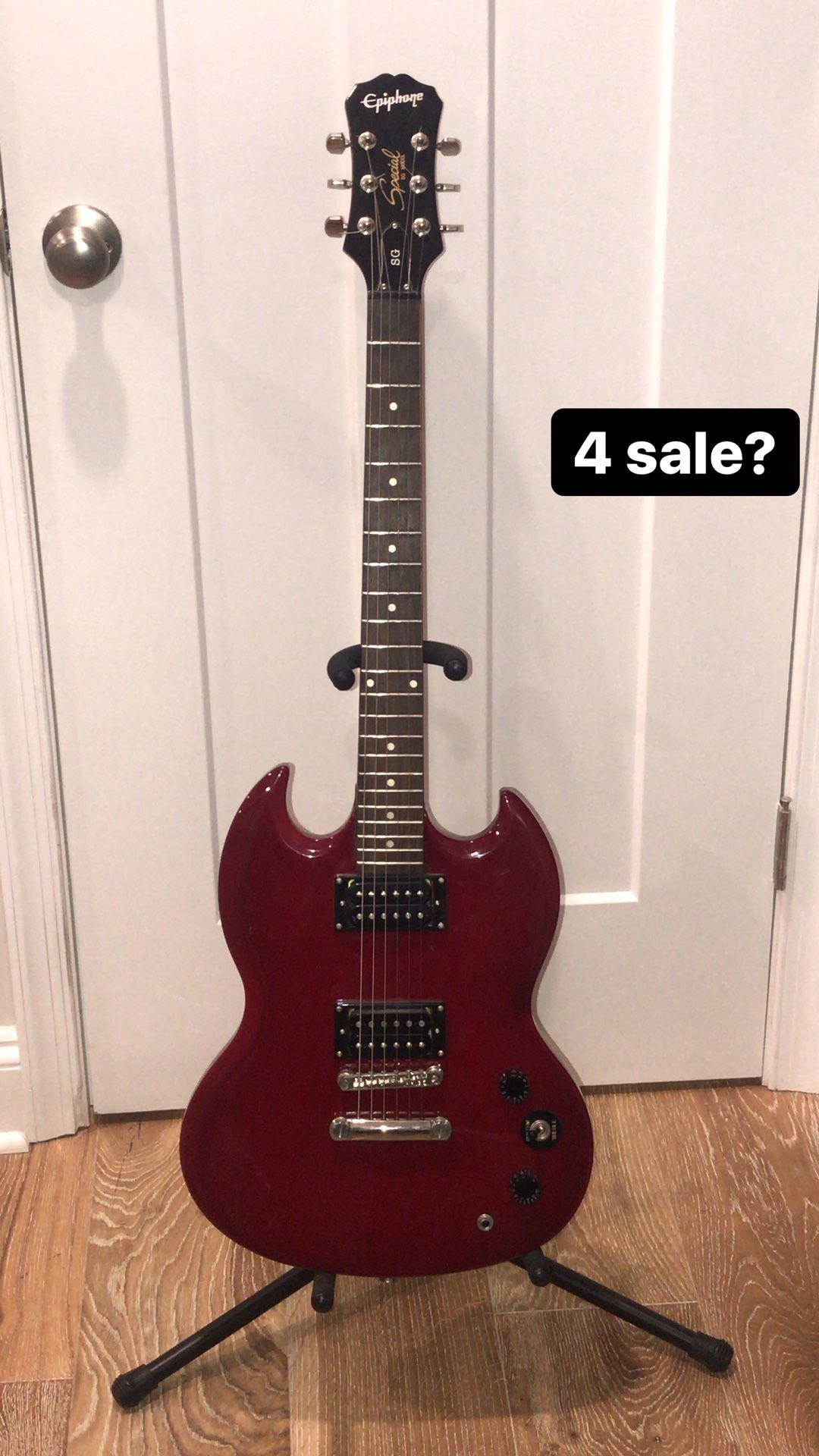 Cherry Red Electric Guitar