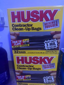 Heavy duty trash bags