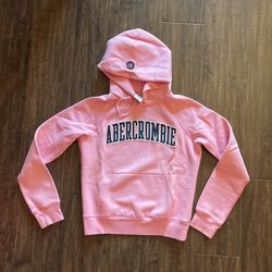 Abercrombie Pink Hoodie Sweatshirt 