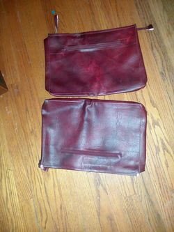 Pair of leather like bags