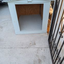 Custom-Made Extra Large Dog House Shingle Roof Guarantino Leak