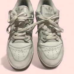 all white adidas forum!