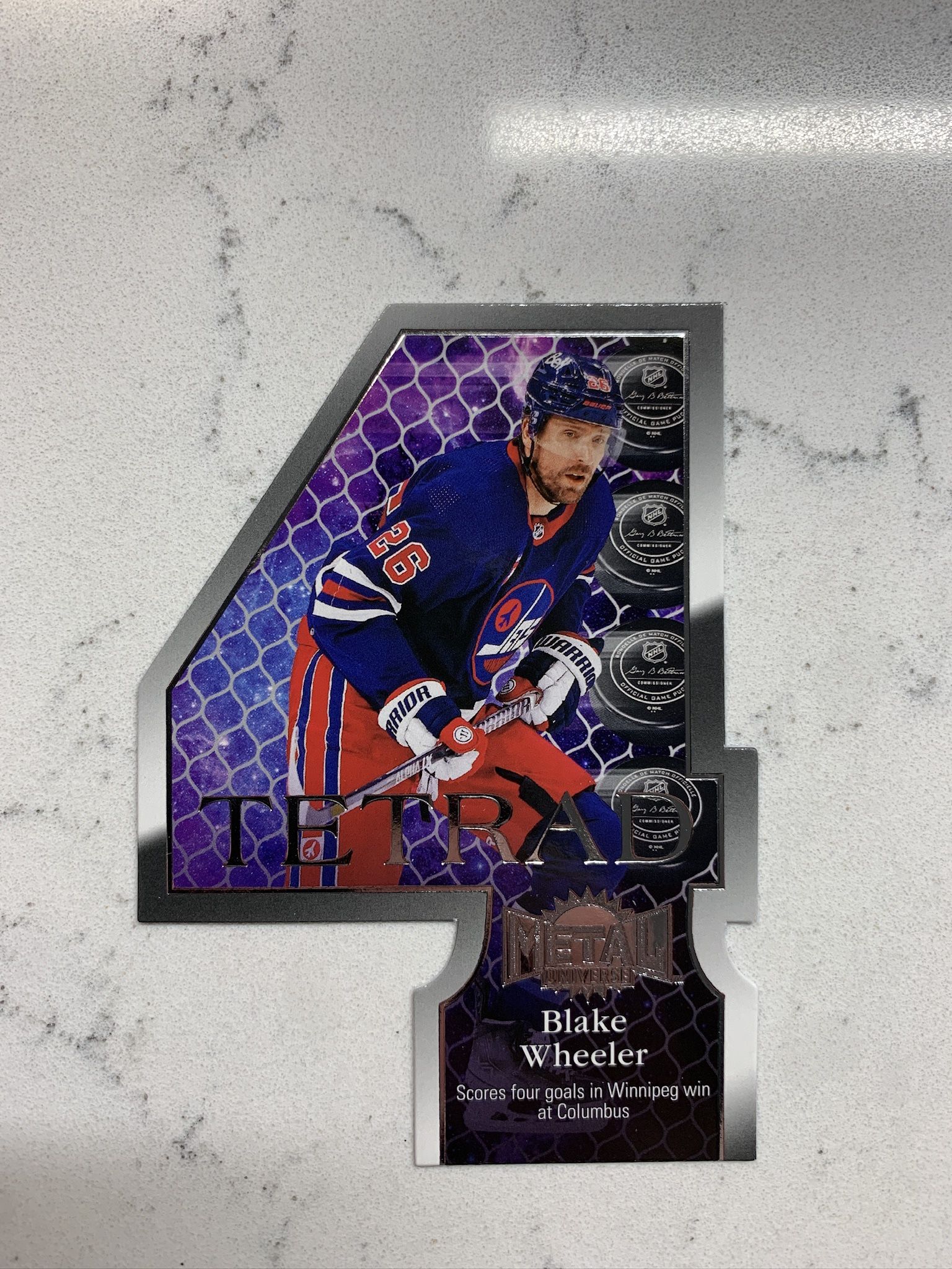 2022-23 Skybox Metal Universe Tetrad (SSP 1:300 Packs!) #TR-12 Blake Wheeler