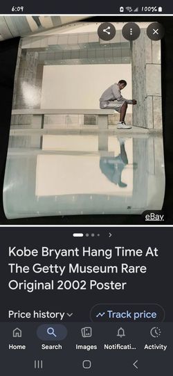 Kobe poster at the getty museum rare
