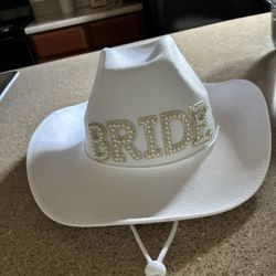 Bride Cowgirl Hat