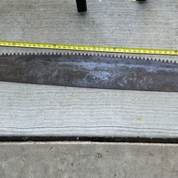 Antique Henry Disston And Sons Two Man Crosscut Saw