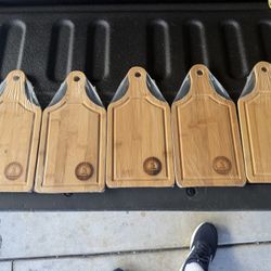 Cutting board they are 12 Inches By6 Inches $4each have 20