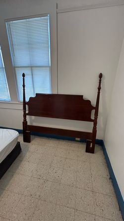 Queen headboard and frame
