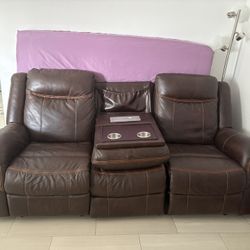 Leather Sofa 