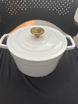 martha stewart cast iron dutch oven 4 qt