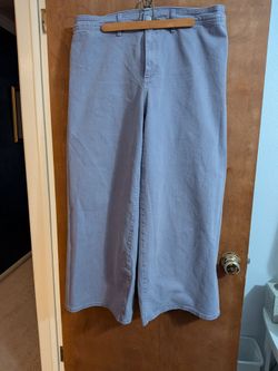 Women's sailor leg lavender jeans size 17