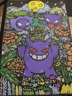 Custom hand painted card binders