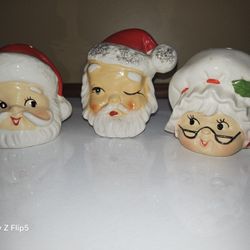 Vintage- Antique Christmas Salt & Pepper Shakers