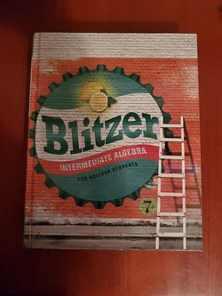 Blitzer Intermediate Algebra for college students