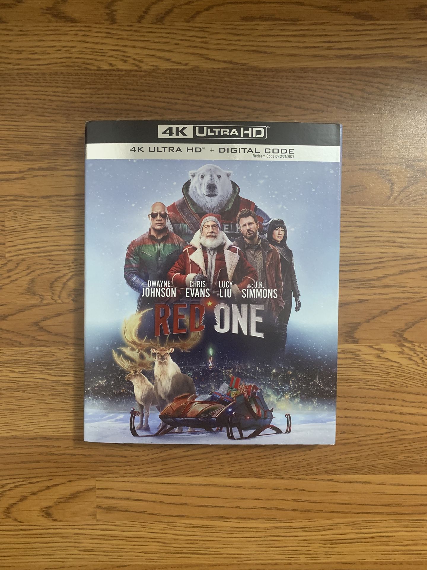 Red One 4K UHD Blu-ray Combo Pack (4K UHD Blu-ray + Digital Code)