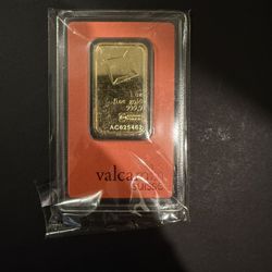 Valcambi 1oz Gold bar