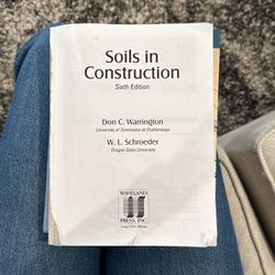 Soils In Construction 6 Edition 