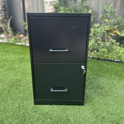 Black Aluminum File Cabinet With Key 