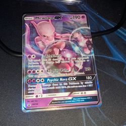 Mewtwo GX sm196 Detective Pikachu Pokemon Promo