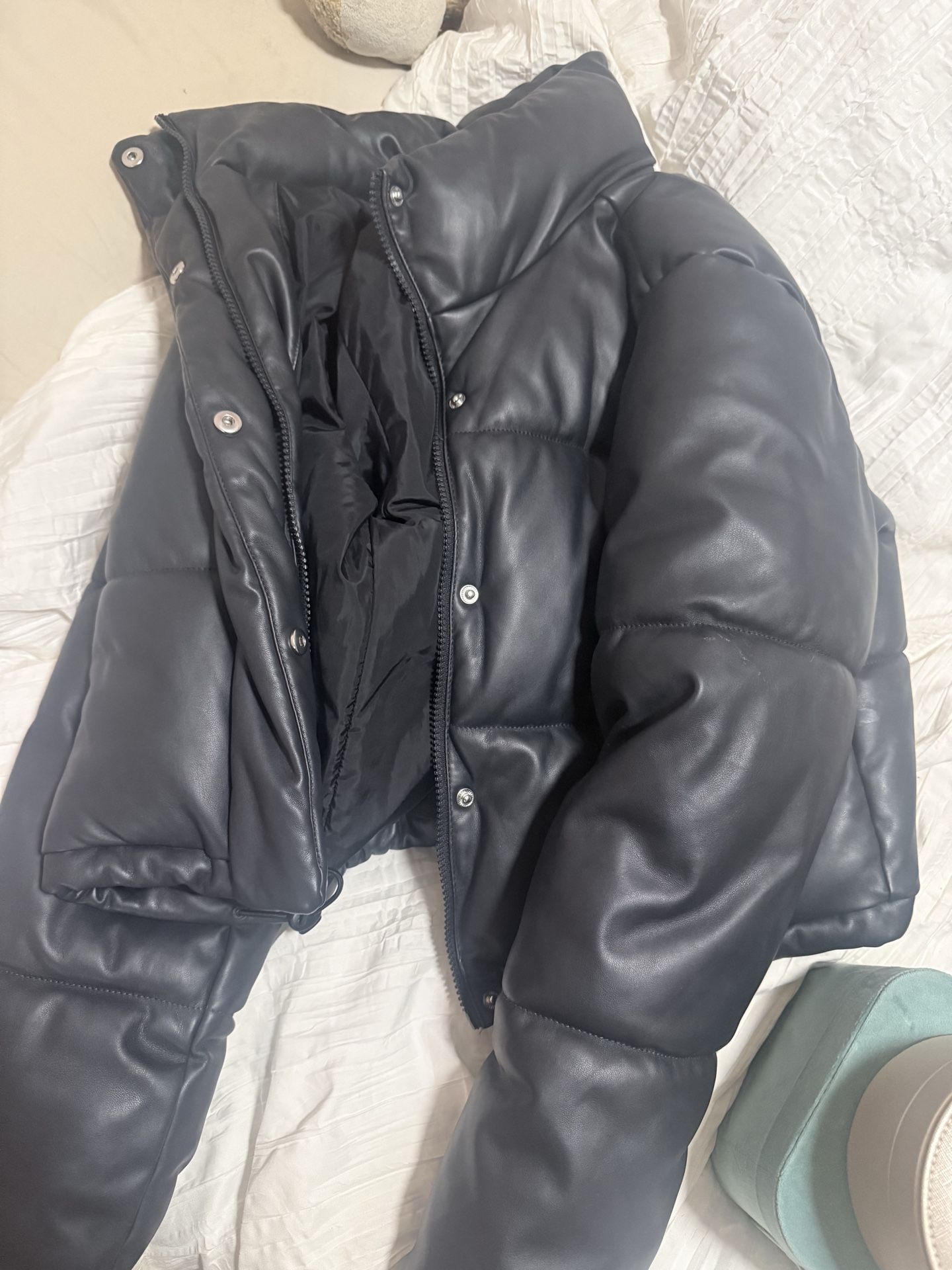 Leather Bomber jacket