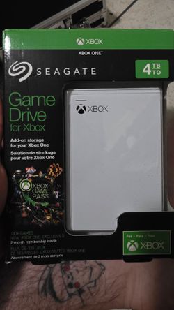 Seagate 4TB Game Drive for Xbox One