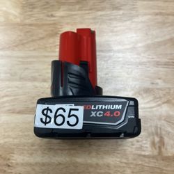 Milwaukee M12 4.0 Ah Battery BRAND NEW 