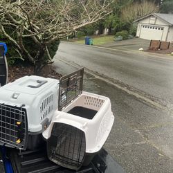 Small Dog Cat Rabbit Bunny Kennel Crate Carrier Like New 20” L by 10” W by 10” H $20 Each