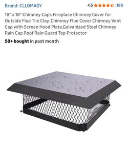 18”x18” Chimney Cap