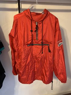 Vintage Marlboro Unlimited Red Packable Nylon Windbreaker Jacket L