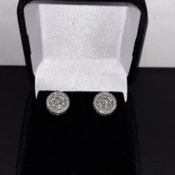 Moissanite Diamond Stud Earings