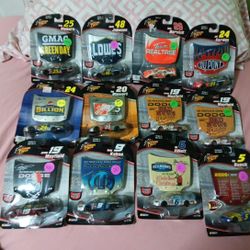 Nascar Bundle Winners Circle Hood Magnets With Die-cast Cars