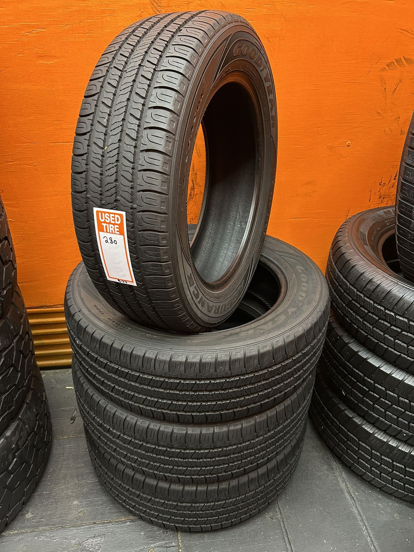 225/60R18 Goodyear Assurance A/S High Tread Full Tire Set