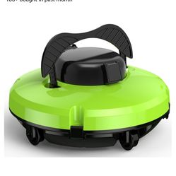 Cordless Pool Vacuum Cleaner for Above Ground Pools, Robotic Pool Cleaner Stronger Suction, 120 Mins Runtime, Auto-Parking, Automatic Robot Pool Clean