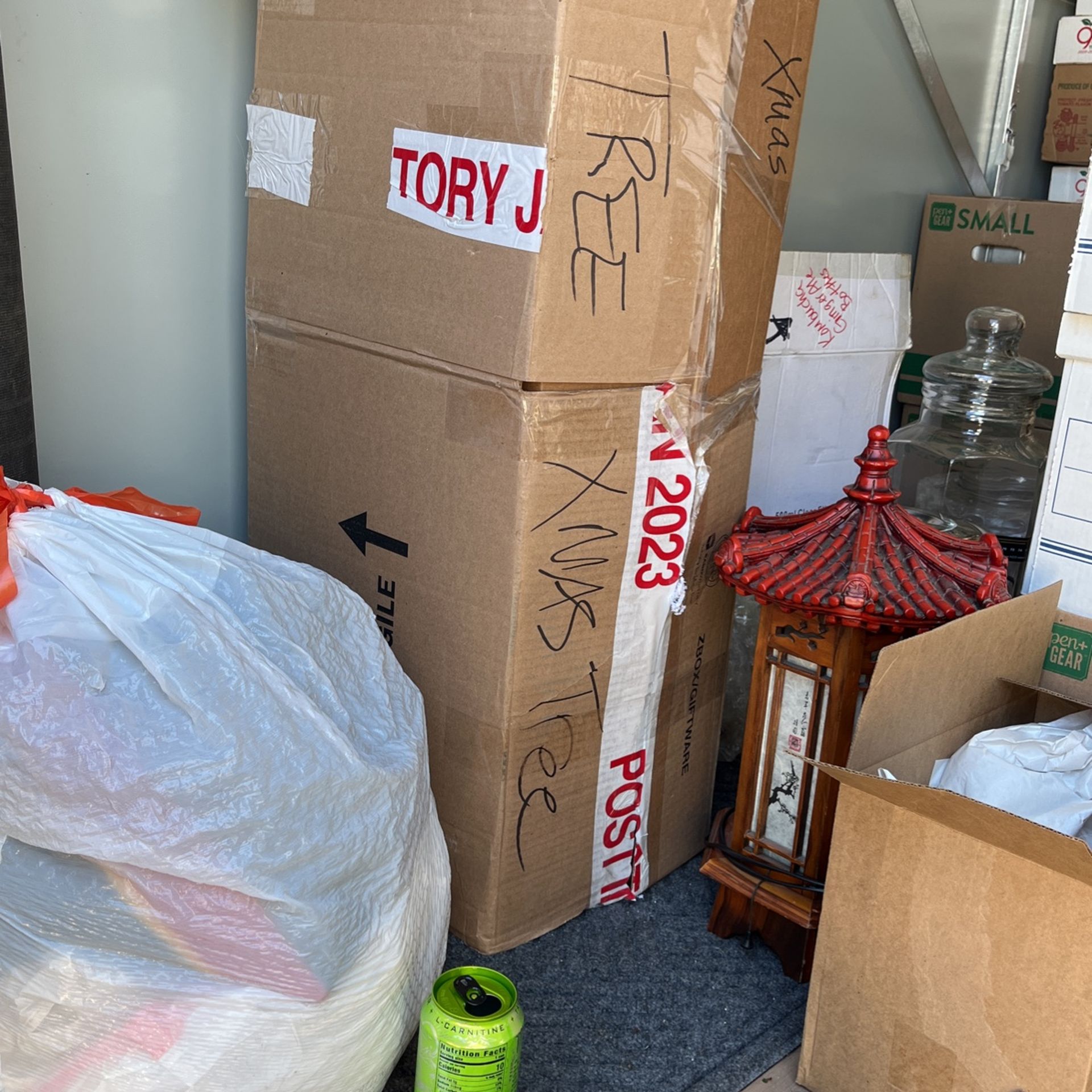 Flocked Christmas Tree