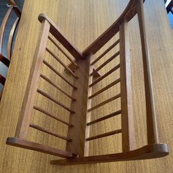 Vintage Mid Century Folding Magazine / Record  Stand