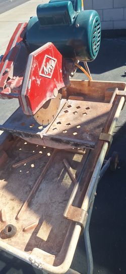 Wet Tile Saw MK Diamond 10"
