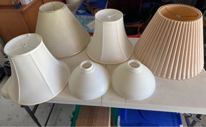 Vintage Lamp Shades Lot