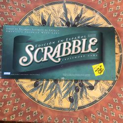 Scrabble Crossword Game Edition En Español by Parker BroUsed, Complete, Vintage