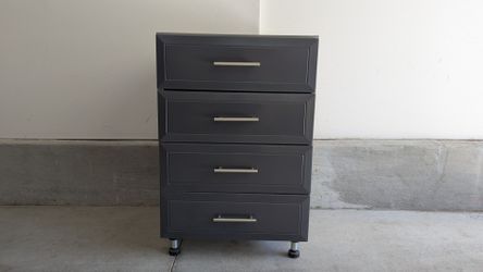 4-Drawer Garage Storage Cabinet – 24" Wide – $25