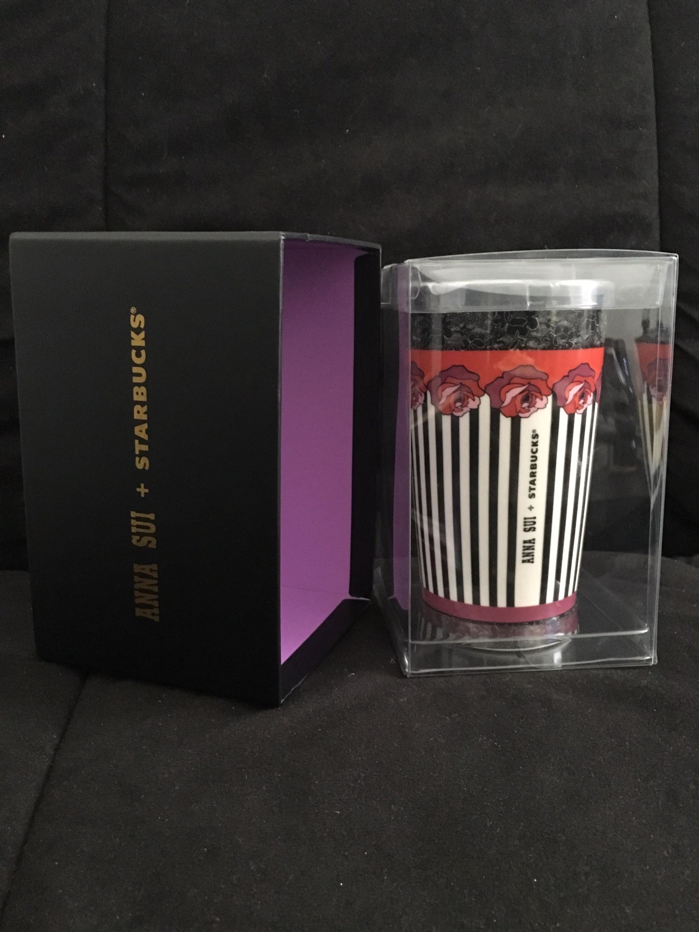 Starbucks Anna Sui Rose Stripe Mug