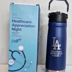 Dodgers Healthcare Appreciation Night 4/1/25 Insulated water bottle SGA