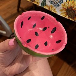 Hand Painted Ash Tray 🍉 