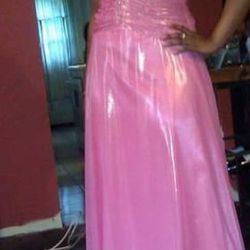 Prom Pink size 16 "ENTICE" gown 